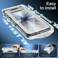 thumbnail image 2 of DOMAVER 2 Pack iPhone 17 Screen Protector 6.3-Inch Instant Installation Tempered Glass HD Clear Full Coverage Protection for iPhone 17 Screen Protector, 2 of 8