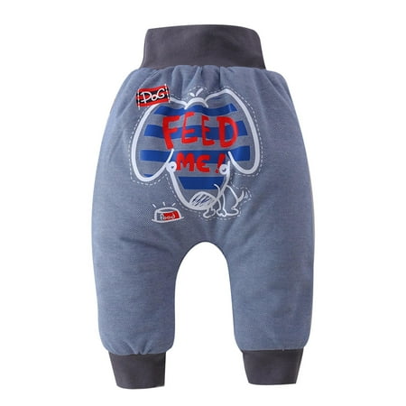 

Baby Girls Boys Pants Spring and Autumn 1-2 Years Unisex Baby Toddler Knee Pads Long Pants Toddler Girl Pants(Color:BU1 Size:12-18 Months)