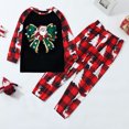 thumbnail image 2 of Pantalon de Pyjama de Noël Chaud Deux Pièces Pyjamas de Noël Vêtements de Nuit pour Enfants, 2 of 3