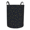thumbnail image 2 of Balery Constellation Round Laundry Basket with Handles Waterproof Freestanding Laundry Hamper for Clothes Toys in the Dorm and Family-Small, 2 of 8