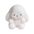 thumbnail image 1 of Kawaii Flocking Bunny Taba Squishy Stress Relief Decompression Toy Squeeze Plush Rabbit Anti, 1 of 8