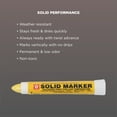 thumbnail image 3 of Sakura Solid Paint Markers with Twist Up Tip - Low Temperature Permanent Marker Pens - Window, Wood, & Glass Marker - Yellow Paint - 3 Pack, 3 of 6