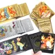 thumbnail image 4 of 27-55pcs Cards Colorful Pikachu Gold Silver Black Colorful Vmax GX Vstar English Spanish French Collection Card Toy Gift, 4 of 5