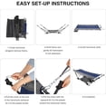 thumbnail image 3 of RedSwing 84in Extra-Long Portable Folding Camping Hammock with Stand, Foldable Lounge Camping Bed for Adults, Outdoor, Backyard, Beach, Garden, Lawn, Patio, 3 of 8