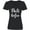 AB-Black, variant on Inktastic Paris Bonjour with Hearts in White Text Women's V-Neck T-Shirt