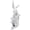 Distressed White (w/Baby), variant on AuldHome Design Easter Reading Rabbit Figurine w/ Baby Rabbit; Farmhouse White Bunny Statue