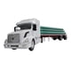 thumbnail image 2 of TRACTOCAMION VOLVO TERCERA GENERACION BLANCO CON PLATAFORMA Y TUBOS ESCALA 1:32 REFIVIDRIO A ESCALA 1:32, 2 of 2