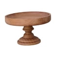 thumbnail image 4 of Soporte para pasteles de madera de diseño vintage, soporte redondo multiusos para postres, ideal para baby showers. Grande, 4 of 9