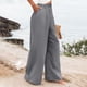 thumbnail image 3 of WILLBEST Pantalones Casuales para Mujer, Cómodos, con Cintura Elástica y Pierna Ancha, Holgados, elegantes y con Bolsillos para Uso Diario. Extra Grande, 3 of 8