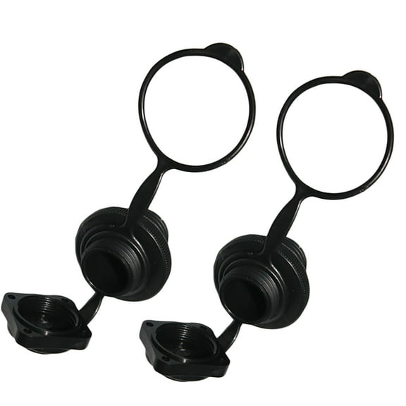 UPOUART 2 PCS Air Mattress Plug Replacement Black PVC for Camping Trips