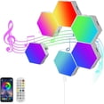 thumbnail image 1 of CNKOO Hexagon Wall Light LED Panel - Smart APP RGB Hexagonal Modular Gaming Light Music with Sync Honeycomb Shape Panels Hexagon Lights for Bedroom Children Room, 1 of 10