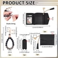 thumbnail image 2 of 1 Set Boho Wristlet Keychain Wallet with Lipstick Holder, 2 of 5