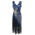 thumbnail image 1 of Fankiway Robe de Bal à Paillettes pour Femmes Col Rond Robes de Plage Grande Taille Robes de Plage pour Femmes, 1 of 2