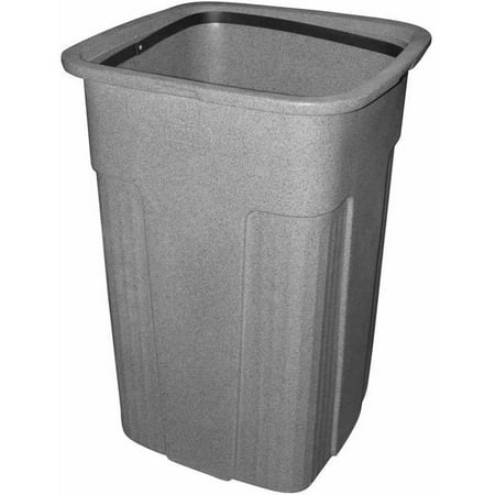 Toter 50 Gallon Square Slimline Trash Can