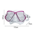 thumbnail image 6 of NIBOLOG Adults Diving Goggles Tempered Glass Detachable Adjustable Strap Waterproof No Leakage Men Women Swim Goggles Scuba Diving Dry Top Snorkeling Equipment, 6 of 8