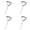 Silver2, variant on Manual Weed Shovel with Root Removal Function, Triangle Design Weeding Tool for Lawn Garden Path Driveway, Handheld Weed Control Tool for Yard Maintenance