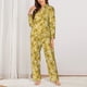 thumbnail image 2 of Balery Flower Conjunto de Pijama con Estampado para Mujer, Conjunto de Dos Piezas con Manga Larga, Ropa de Dormir Suave con Bolsillos, Pijamas Cómodos-Medium, 2 of 7