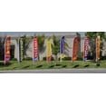 thumbnail image 3 of Hotdogs Advertising Feather Banner Swooper Flag Sign with Flag Pole Kit and Ground Stake, 3 of 3