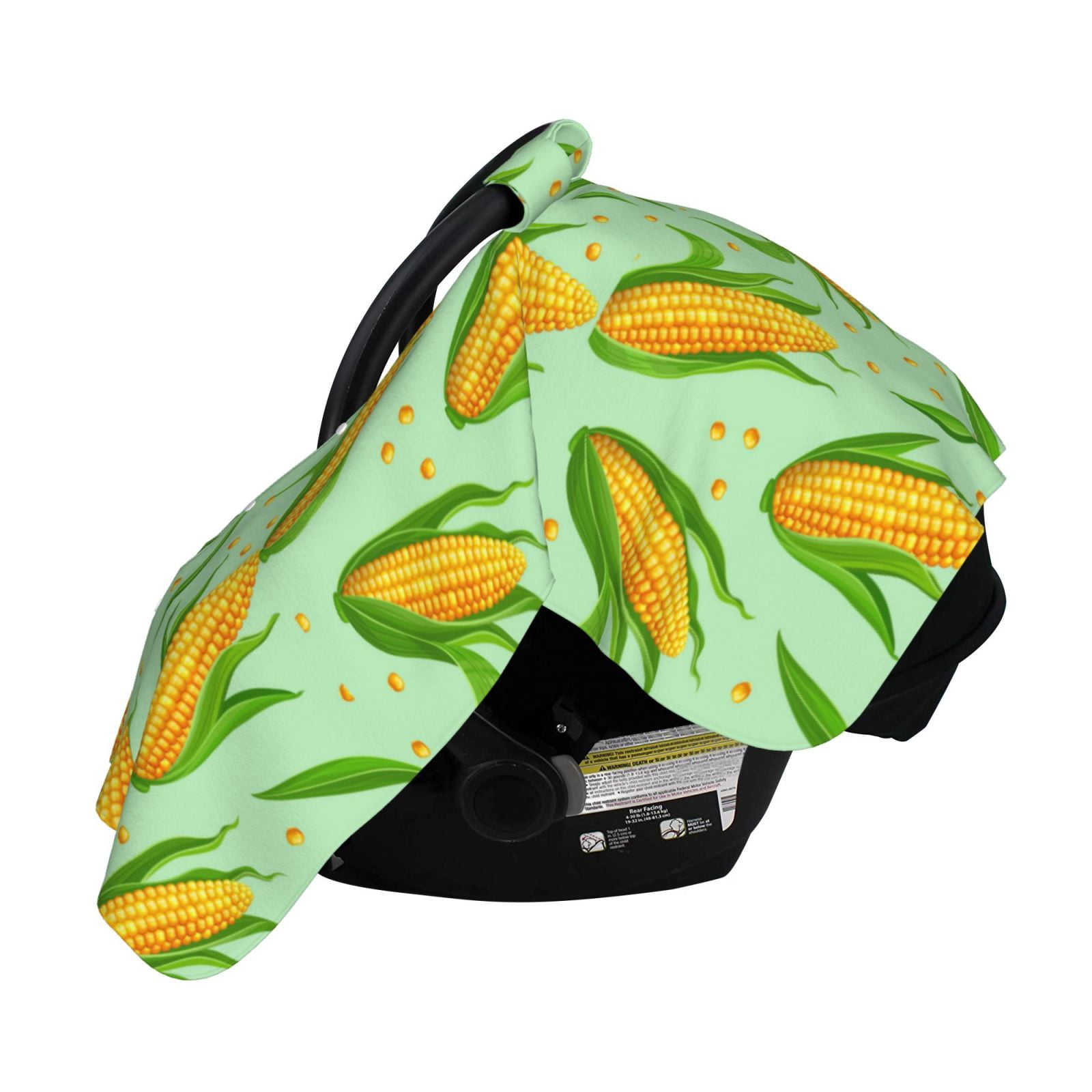 Naloa Corn 7 Baby Car Seat Cover, Breathable Baby Carrier Cover, Multiuse Baby Carrier Cover & Nursing Breastfeeding Cover