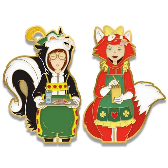 Disliz MTV Daria - Animal Party 2-Piece Enamel Pin Set