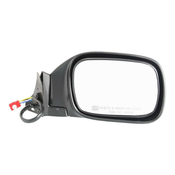 MIRROR Compatible For 1997-2001 Jeep Cherokee Right Passenger Heated Power Glass Textured Black