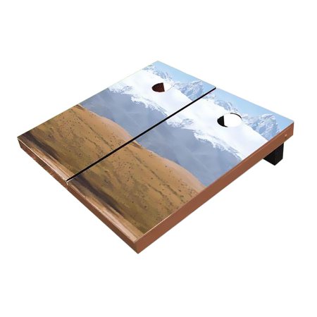 Skip's Garage Plateau Solid Wood Cornhole Board Set