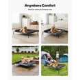 thumbnail image 6 of KFFKFF Elevated Dog Bed, 45" X 38" Pet Bed with Removable Pillow, Breathable Mesh, Durable Bed for Large Pet, Gray, 6 of 9