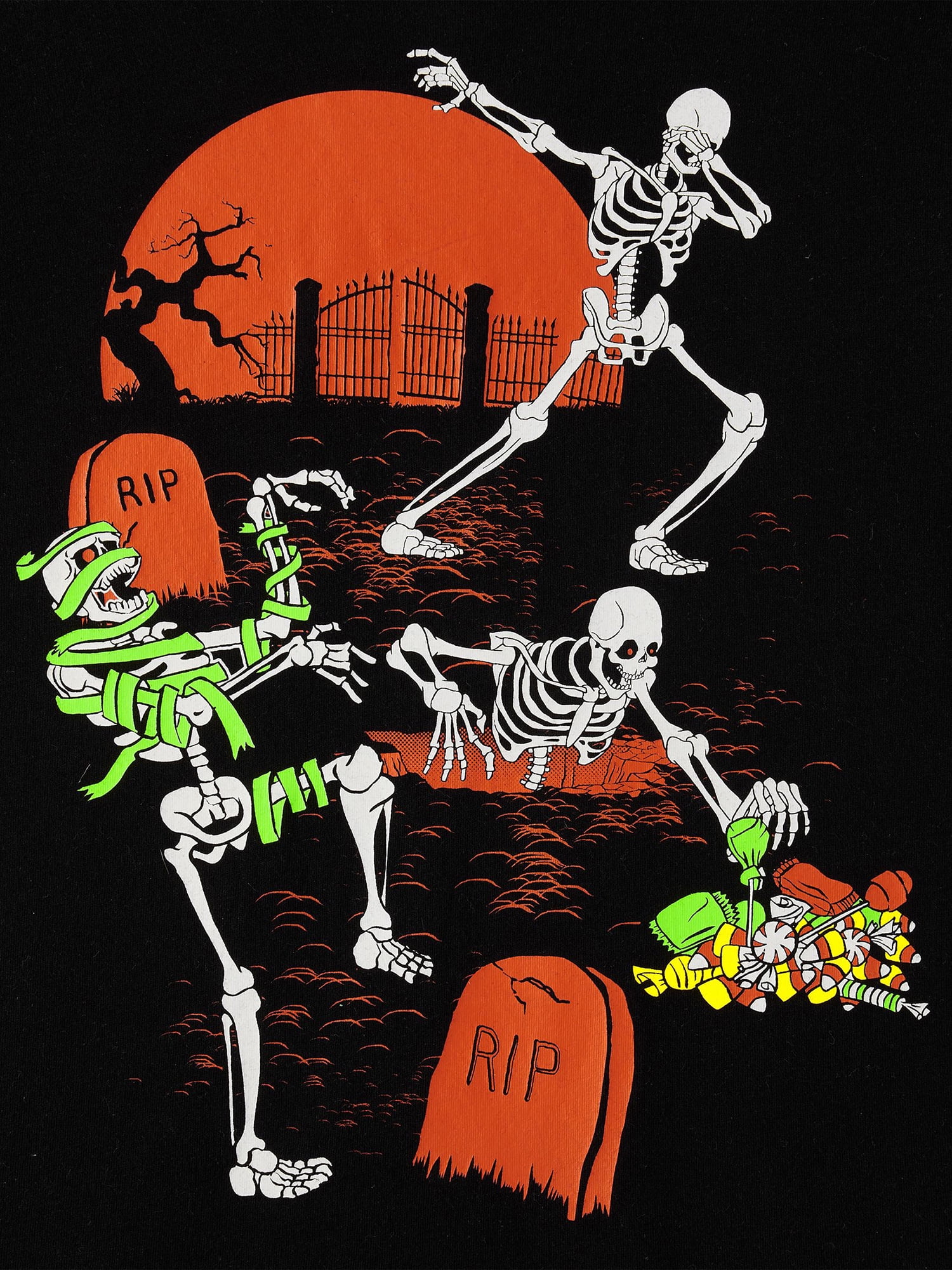 The Children's Place Boys Short Sleeve Halloween T-Shirt, 3-Pack, Sizes XS-XXL