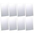 thumbnail image 3 of GOOHOCHY  8 Pcs Decoration Beautifying Mirror Decals Rectangle Wall, 3 of 8