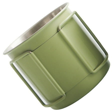 TAILTOSS Folding Mug Camping Cup Green Stainless Steel 1Set 8.5x3.1in