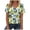 Z1-Yellow, variant on vigerkar Women's T-Shirts V-Neck Tee Mystical Moon Graphic Shirts Vintage Short Sleeve T Shirt for Summer (AG, L)