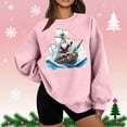 thumbnail image 2 of Christmas Winter Hoodies for Women Cute Prints Long Sleeve Fleece Sweatershirt Trendy Pullover Sweaters for Holiday, 2 of 5