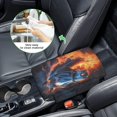 thumbnail image 5 of Renewold Horse Flame Car Center Console Pad Comfortable Armrest Box Protector Soft Hand Rest Pillow for Car Seat Organizer Arm Rest Cushion Protective Cover Automobile Decor, 5 of 9