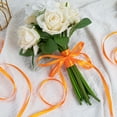 thumbnail image 4 of Orange Double Face Ribbon 1/4 Inch X 50 Yards, 4 of 9