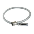 thumbnail image 4 of Kingston Brass KS1291PXBS Restoration Wall Mount Bridge Kitchen Faucet with Brass Sprayer, Polished Chrome, 4 of 4