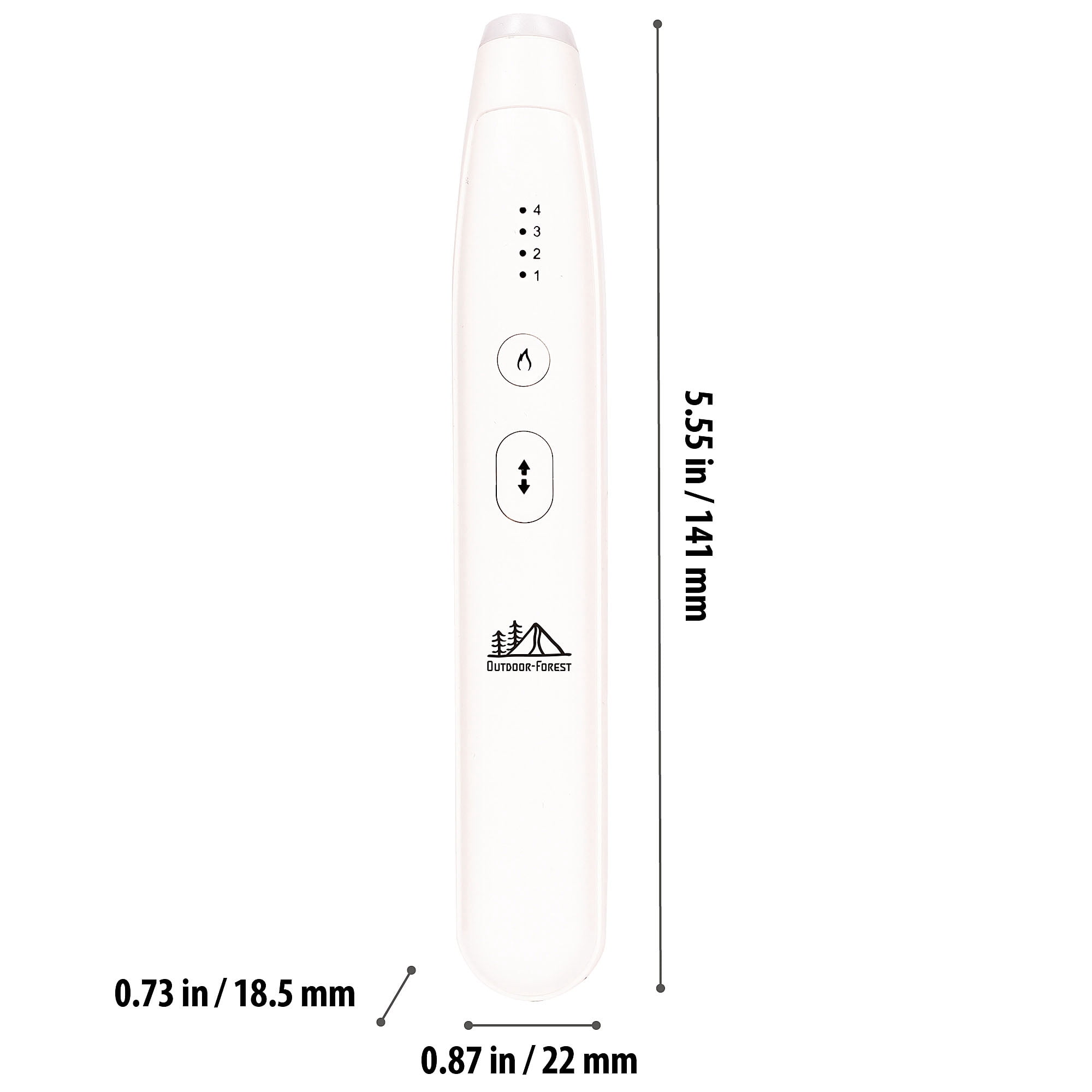 Outdoor-Forest Bug Bite Relief, White Color, Chemical Free, USB Type-C Cable Included