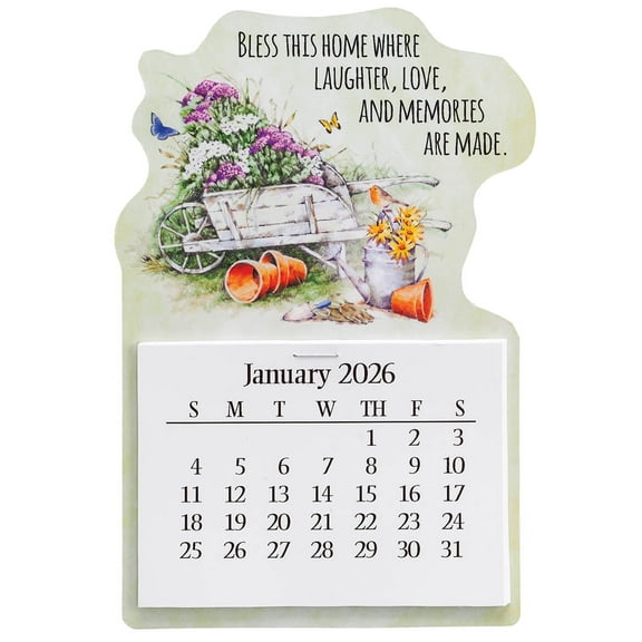 Bountiful Garden Large Magnetic Calendar