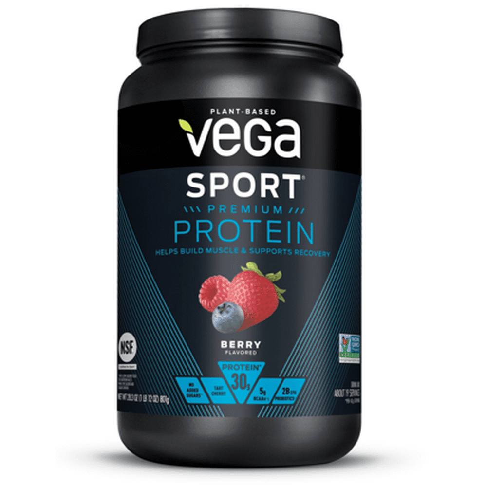 Vega™ Sport Performance Protein Berry Flavor Drink Mix 28.3 oz. Canister