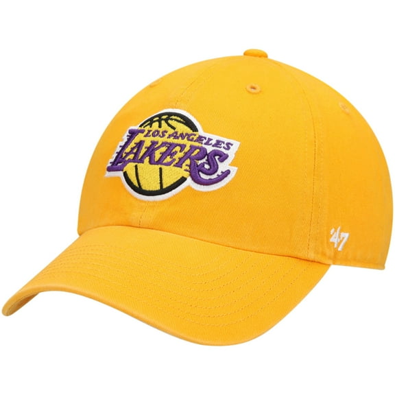 Men's '47 Gold Los Angeles Lakers Clean Up Adjustable Hat