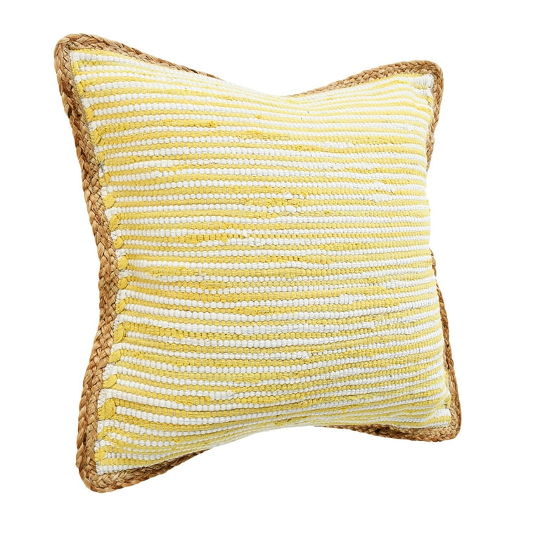 Yellow and 2025 white outdoor pillows