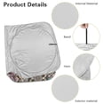 thumbnail image 5 of Yuyamidu Dahlia Car Windshield Sun Shade Large Front Window Sunshade Foldable Car Shade Large Auto Accessories for SUV Van Big Sedan Keep Vehicle Cool, 5 of 7