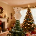 thumbnail image 5 of YIMWNYI Christmas Deer Tree Topper, Holiday Decorations, Festive Home Decor, Reindeer Ornament for Christmas Tree, Ideal Gift for Friends and Family, 5 of 9