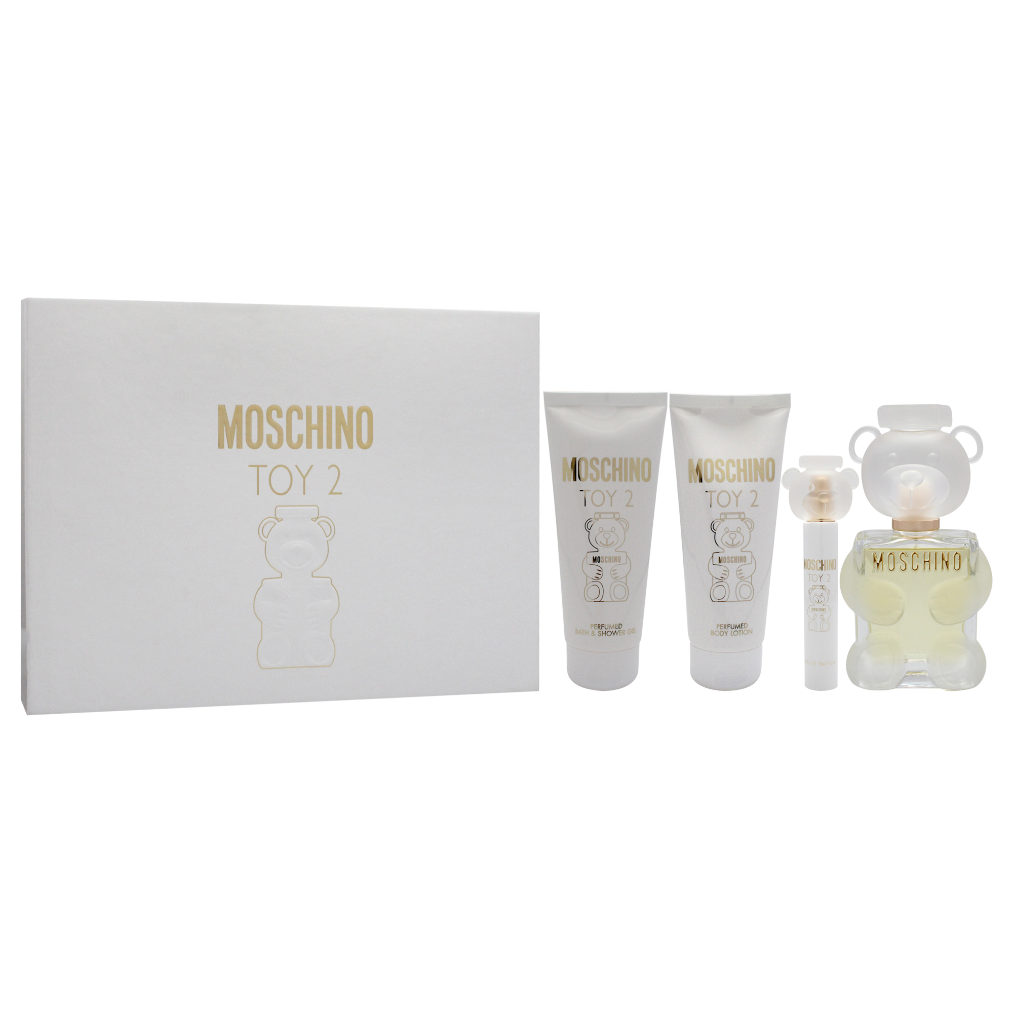 モスキーノ TOY2 香水 シャワージェル ボディクリーム ギフト コフレセット Moschino, Moschino Toy 2 4 Pc Gift Set, 3.4 oz EDP Spray - Walmart.com