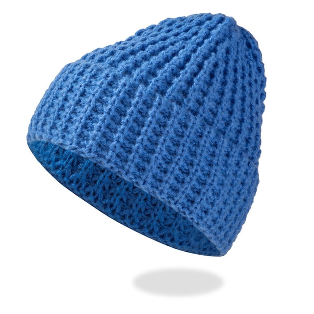 Womens Hats Fashion Solid Color Simple Knit Caps Mens Outdoor Warm Sweater Hats