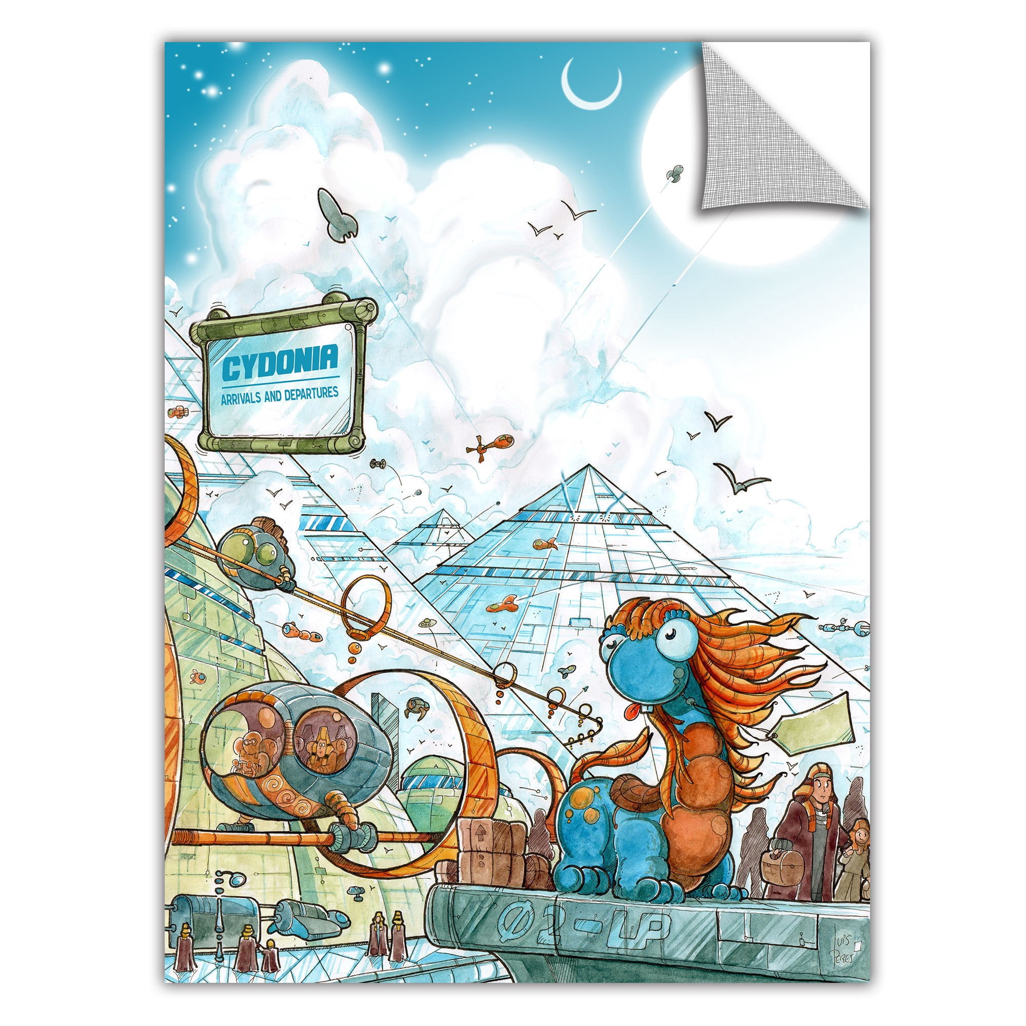 Luis Peres "Cydonia" Removable Wall Art Graphic