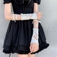 thumbnail image 4 of Manga de mano con correa de encaje estilo japonés para mujer, manga correctora para niña, estilo Harajuku, dedos cortos, 4 of 6