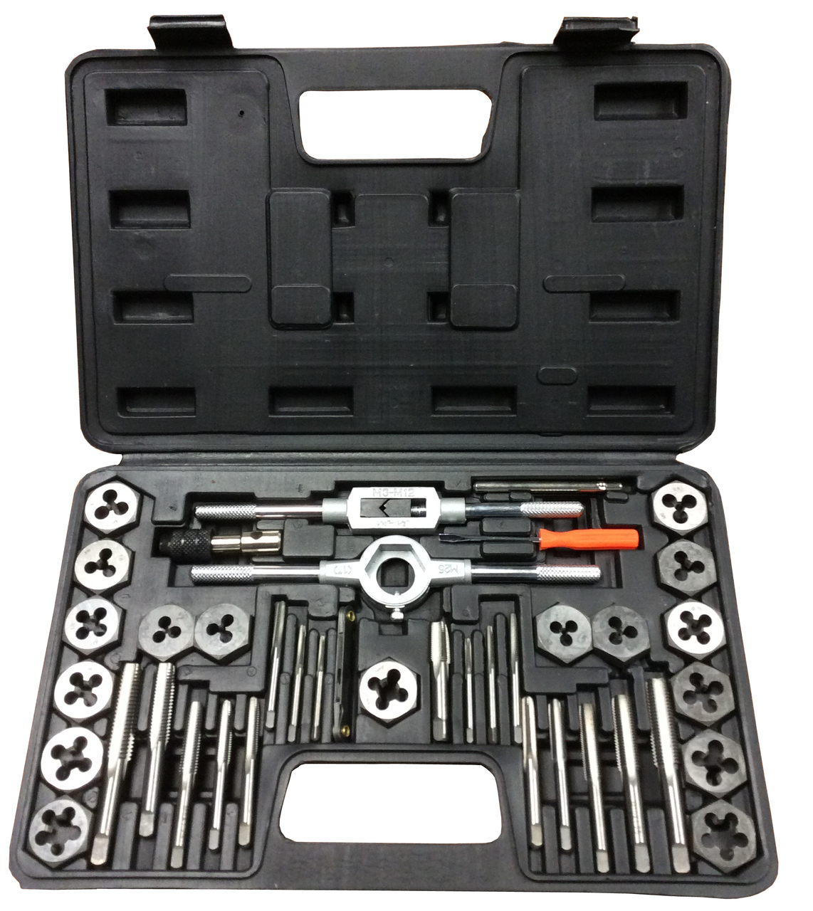 41/2" HSS Tap and Die Set with Hex Die, DWT40PCHSHEX