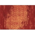 thumbnail image 1 of Ahgly Company Indoor Rectangle Abstract Brown Contemporary Area Rugs, 2' x 3', 1 of 4