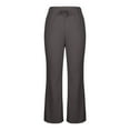 thumbnail image 6 of CHUMUD Wide Leg Sweatpants Women High Waisted Baggy Drawstring Flare Sweat Pants with Pockets Casual Soft Lounge Trousers, 6 of 8