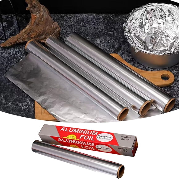 Bakeware Heavy Duty Aluminum Foil Roll for Kitchens - Thickened 20M Restaurant Grade Kitchen Wrap Paper